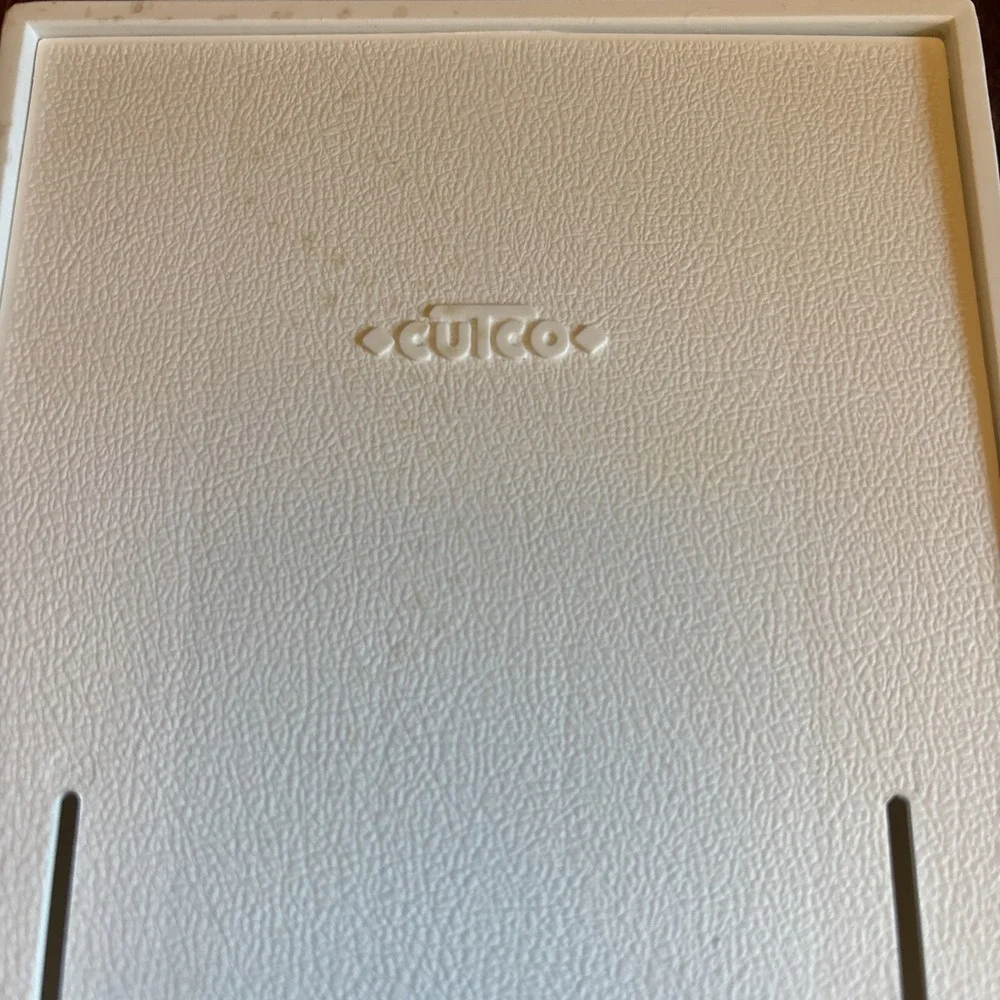 CUTCO Knife Fork Holder 5 Slot #1742 Plastic‎ Tray Drawer Wall Mount, White